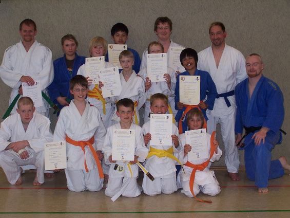 Die Prüflinge danach